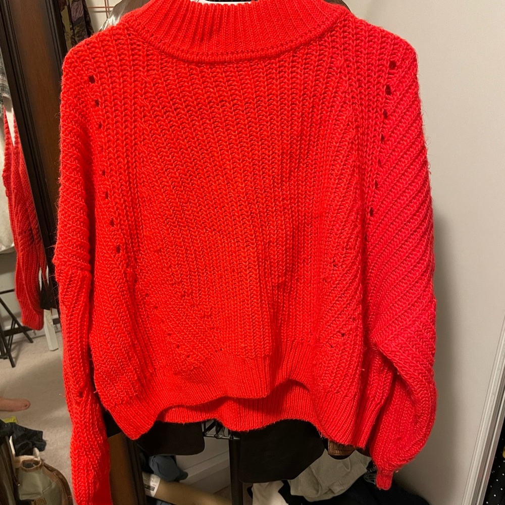 Beautiful red/orange sweater